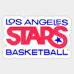 Defunct Los Angeles Stars Basketball Team Sticker